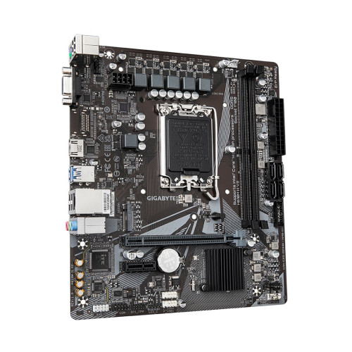 Материнская плата, Gigabyte, H610M H V2 (4719331859985), LGA1700, iH610, 2xDDR5 4400/4800/5200/5600, 4xSATA3, 1xM.2 (PCI-E 3.0x4/x2), 1xD-Sub, 1xHDMI, 1xPCI-Ex16, 1xPCI-Ex1, mATX