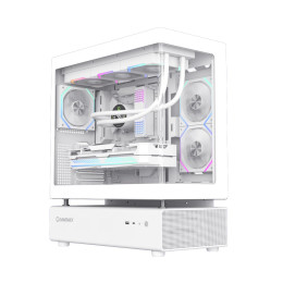 Компьютерный корпус, Gamemax, N80 WH, 12118000002, Mid Tower, ATX/m-ATX/ITX, USB 3.0*2/ Type-C*1/ HD Audio, 6*120мм ARGB вентиляторы, Высота процессорного кулера 175мм, Длина VGA 415мм, Количество отсеков 2*3,5