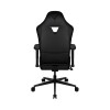 Игровое компьютерное кресло, ThunderX3, EAZE-Racer Black-V2, (Ш)70*(Г)50*(В)129(139) см, Чёрный