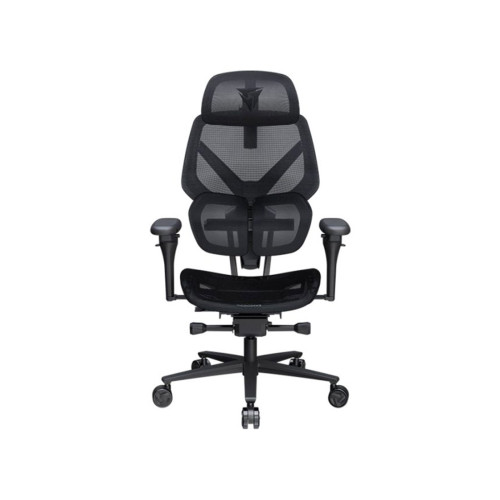 Игровое компьютерное кресло, ThunderX3, FLEX Pro-Mesh Black, Воздухопроницаемое сетчатое покрытие, (Ш)85*(Г)50*(В)120 (140) см,Чёрный