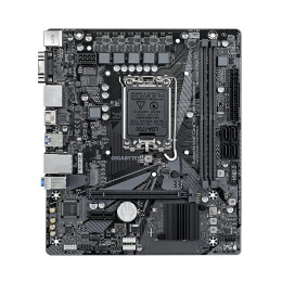 Материнская плата, Gigabyte, H610M S2H V3 DDR4 (4719331859732), LGA1700, iH610, 2xDDR4 3200/3000/2933/2400 MHz, 4xSATA3, 1xM.2 (PCI-E 3.0x4/x2), 1xD-Sub, 1xHDMI, 2xDP, 1xPCI-Ex16, 1xPCI-Ex1, mATX