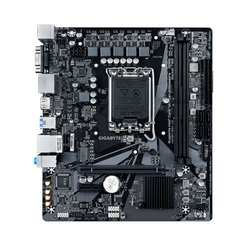 Материнская плата, Gigabyte, H610M S2H V2 (4719331859817), LGA1700, iH610, 2xDDR5 4400/4800/5200/5600, 4xSATA3, 1xM.2 (PCI-E 3.0x4/x2), 1xD-Sub, 1xHDMI, 1xDP, 1xPCI-Ex16, 1xPCI-Ex1, mATX