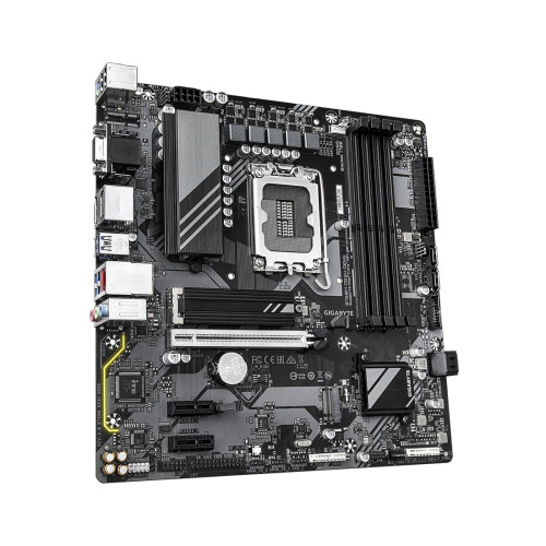 Материнская плата, Gigabyte, B760M DS3H GEN5 (4719331872793), LGA1700, iB760, 4xDDR5 4400/4800/5200/5600, 4xSATA3, 2xM.2 (PCI-E 4.0x4/x2), Raid, 1xD-Sub, 2хDP, 1xHDMI, 3xPCI-Ex16, mATX