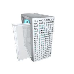Компьютерный корпус, Cougar, Airface ECO RGB White, E-ATX/CEB/ATX/Micro ATX/Mini ITX, USB Type-C/2*3.0, HD-Audio+Mic, Кулер 2*18см/1*12см ARGB, Высота процессорного кулера до 190 мм, Длина VGA до 390мм, 2*3.5