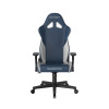 Игровое компьютерное кресло, DX Racer, GC/LGN23LTCLTA/IW, Gladiator series, Рекомендуемый рост: до 190 см, Рекомендуемый вес: до 115 кг, Эко-кожа, Угол наклона до 135°, 3D подлокотники, Нейлоновая основа кресла, Механизм качания: топ-ган, Сине-белый