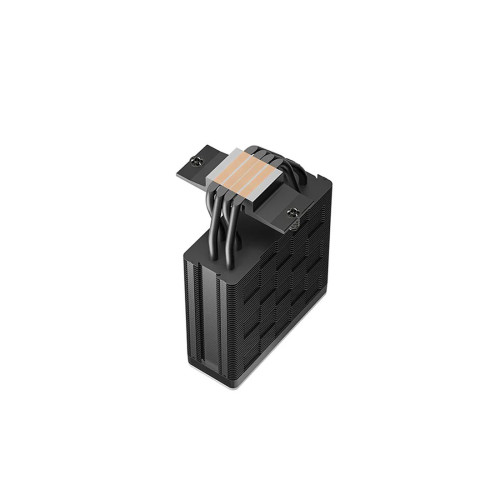 Кулер для процессора, Deepcool, AG400 BK ARGB V2 R-AG400-BKAMMN-GJD, Intel 1851/1700/1200/115х и AMD AM5/AM4, 220W, 120мм ARGB, 500- 2100±10% об/м, 75,89CFM, 31.6dB(A), 4pin, 125х92х154мм, Чёрный