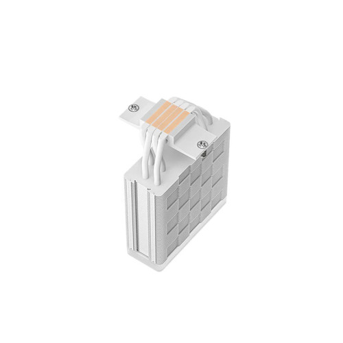 Кулер для процессора, Deepcool, AG400 WH ARGB V2 R-AG400-WHAMMN-GJD, Intel 1851/1700/1200/115х и AMD AM5/AM4, 220W, 120мм ARGB, 500- 2100±10% об/м, 75,89CFM, 31.6dB(A), 4pin, 125х92х154мм, Белый