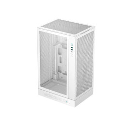 Компьютерный корпус, Deepcool, CH270 DIGITAL WH R-CH270-WHNDM0-G-1, Micro ATX/Mini-ITX, Type C*1/USB 3.0*2, HD-Audio+Mic, Высота процессорного кулера до 174мм, Длина VGA до 388/413мм, 1*3.5