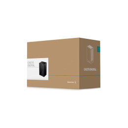 Компьютерный корпус, Deepcool, CH270 DIGITAL R-CH270-BKNDM0-G-1, Micro ATX/Mini-ITX, Type C*1/USB 3.0*2, HD-Audio+Mic, Высота процессорного кулера до 174мм, Длина VGA до 388/413мм, 1*3.5