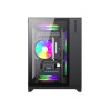 Компьютерный корпус, Gamemax, Infinity Mini BK, 9101-0000R0209, 9101-0000R0191, M-ATX, USB 3.0*1/ USB 2.0*2, HD Audio, Кулер ARGB 7*120mm, Высота процессорного кулера 155мм, Длина VGA 330мм, Количество отсеков 1*3,5" / 2*2,5", Сталь/Закаленное стекло, 358