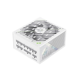 Блок питания, Gamemax, GX PRO 1250G WH, 2121-1250B0026, 1250W, Gold, ATX3.1, APFC, 20+4 pin, 1*4+4pin, 5*Sata, 3*Molex, 2*PCI-E 6+2 pin, 1*PCI-E 12+4pin, Modular, Вентилятор 13,5см, 160*150*85 см, Белый