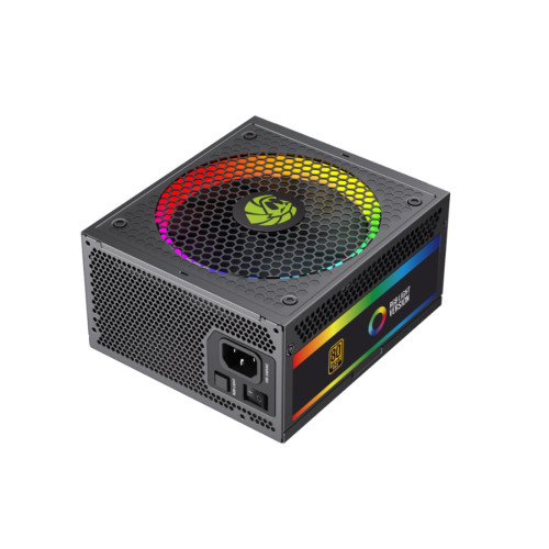 Блок питания, Gamemax, RGB-Smart 750 PRO, 2141-0750B0026, 750W, Gold, ATX3.1, APFC, 20+4 pin, 2*4+4pin, 8*Sata, 3*Molex, 3*PCI-E 6+2 pin, 1*PCI-E 12+4pin, Modular, Вентилятор 14см, 165*150*86 см, Черный