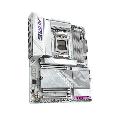 Материнская плата, Gigabyte, X870E AORUS ELITE WIFI7 ICE (4719331871529), AM5, X870E, 4xDDR5 4400/4800/5200/8200(OC), 4xSATA3, 4xM.2 (PCIe 4.0 x4/x2), Raid, 1xHDMI, 2xUSB4 Type-C®, 3xPCI-Ex16, Wi-Fi, ATX