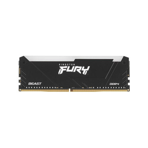 Модуль памяти, Kingston, FURY Beast RGB KF432C16BB12A/16WP, DDR4, 16GB, DIMM <PC4-25600/3200MHz>