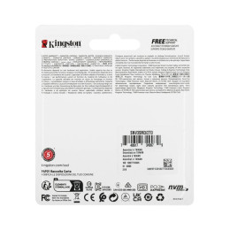 Твердотельный накопитель SSD, Kingston, SNV3SM3/2T0, 2TB, Mini M.2 2230 PCIe Gen4 x4, 6000/5000 Мб/с