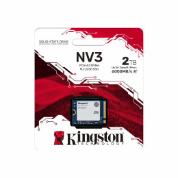 Твердотельный накопитель SSD, Kingston, SNV3SM3/2T0, 2TB, Mini M.2 2230 PCIe Gen4 x4, 6000/5000 Мб/с