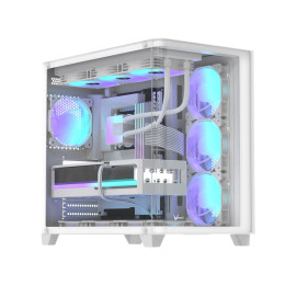 Компьютерный корпус, Formula V, Crystal U2 Floe White, ATX/micro ATX/mini-ITX, USB Type C/3.0/2.0, HD-Audio, Кулер 4*120мм Floe ARPW, Высота процессорного кулера до 160мм, Длина VGA до 410мм, 2*3.5