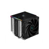 Кулер для процессора, Deepcool, AK620 DIGITAL SE R-AK620-BKADMN-GJD, Intel 1851/1700/1200/115х и AMD AM5/AM4, 260W, 2*120мм, 500-1850±10%/об/м, 68.99 CFM, 28 dB(A), 4pin, 129х138х161мм, Черный