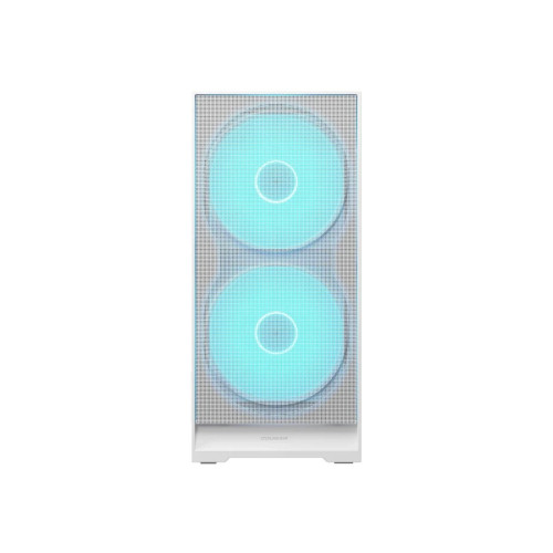 Компьютерный корпус, Cougar, Airface 180 WH, ATX/Micro ATX/Mini ITX/CEB, USB 3.0*2/Type-C, 4 Pole Headset Audio, RGB button, Кулер 2*18см RGB/1*12см ARGB PWM, Высота процессорного кулера до 170 мм, Длина VGA до 340мм, 2*3.5"/1+1*2.5", Толщина 0,6мм, 483x2