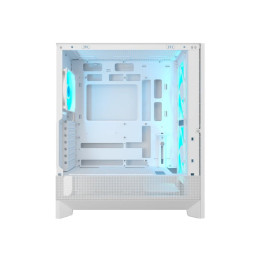 Компьютерный корпус, Cougar, Airface 180 WH, ATX/Micro ATX/Mini ITX/CEB, USB 3.0*2/Type-C, 4 Pole Headset Audio, RGB button, Кулер 2*18см RGB/1*12см ARGB PWM, Высота процессорного кулера до 170 мм, Длина VGA до 340мм, 2*3.5