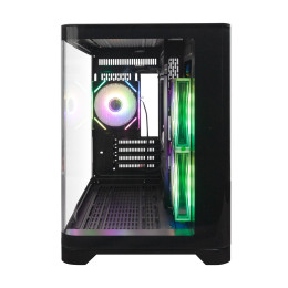 Компьютерный корпус, 1STPLAYER, UV5 BK, UV5-BK-2FC7R-1FC7, M-ATX / ITX, 1*3.5