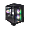 Компьютерный корпус, 1STPLAYER, UV5 WH, UV5-WH-2FC7R-W-1FC7-W, M-ATX / ITX, 1*3.5"/2*2.5", Кулер 3*12см, Высота кулера до 157 мм, Длина VGA до 330 мм, 280385377 мм, Без Б/П, Белый