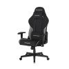 Игровое компьютерное кресло, DX Racer, GC/LPF24FBC/NG, Prince series, Грузоподъемность 90 кг, Ткань FBC, Вид наполнителя: губчатая пена высокой плотности (54 кг/м), Металлическая основа кресла, Механизм качания: топ-ган, Прорезиненные колеса в комплектаци