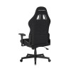 Игровое компьютерное кресло, DX Racer, GC/LPF24FBC/NG, Prince series, Грузоподъемность 90 кг, Ткань FBC, Вид наполнителя: губчатая пена высокой плотности (54 кг/м), Металлическая основа кресла, Механизм качания: топ-ган, Прорезиненные колеса в комплектаци