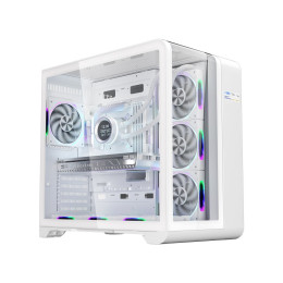 Компьютерный корпус, 1STPLAYER, RT7 WH, RT7-WH-3FC7R-W-1FC7-W, ATX / M-ATX / ITX, 2*3.5