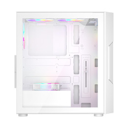 Компьютерный корпус, 1STPLAYER, T7 P WH, T7-P-WH-4F7-W, ATX / M-ATX / ITX, 1*3.5