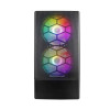 Компьютерный корпус, 1STPLAYER, X4 M BK, X4-M-BK-2F7-14-1F7, M-ATX / ITX, 2*3.5"/2*2.5", Кулер 1*12,2*14 см, Высота кулера до 160 мм, Длина VGA до 330 мм, 210375423 мм, Без Б/П, Черный