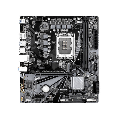 Материнская плата, Gigabyte, B760M H V2 (4719331878054), LGA1700, iB760, 2xDDR5 4000/4800/8000(OC), 4xSATA3, 1xM.2 (PCI-E 4.0x4/x2), Raid, 1хDP, 1xHDMI, 1xPCI-Ex16, 1xPCI-Ex1, mATX