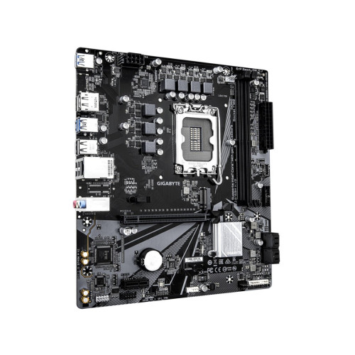 Материнская плата, Gigabyte, B760M H V2 (4719331878054), LGA1700, iB760, 2xDDR5 4000/4800/8000(OC), 4xSATA3, 1xM.2 (PCI-E 4.0x4/x2), Raid, 1хDP, 1xHDMI, 1xPCI-Ex16, 1xPCI-Ex1, mATX
