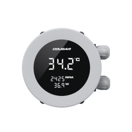 Кулер с водяным охлаждением, Cougar, Poseidon Vistek ARGB 360 WH, Intel 1851/1700/1200/115х и AMD AM5/AM4, 3*120мм Unity ARGB, 700-2500 RPM±10%, 78,2CFM, 38 dB(A), Белый