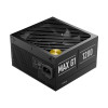 Блок питания, APNX, MAX G1, 1200W, ATX 3.1, Gold, APFC, 20+4pin, 2*4+4pin, 10*Sata, 2*Molex, 3*PCI-E 6+2pin, 2*12V-2X6, Модульный, Вентилятор 13,5 см, Кабель питания, Чёрный