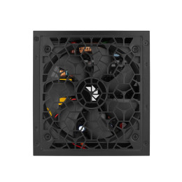 Блок питания, Aerocool, AERO WHITE, 550W, ATX, APFC, 20+4pin, 2*4+4pin, 6*Sata, 2*Molex, 2*PCI-E 6+2pin, Вентилятор 12см, Кабель питания, Чёрный