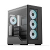 Компьютерный корпус, Aerocool, D520A-BK-v1, ATX/Micro ATX, USB 1*Type C/2*3.0, HD-Audio+Mic, Кулер 4*12 см APNX ARGB, Высота процессорного кулера до 180 мм, Длина VGA до 400мм, 1*3.5"/3*2.5", Толщина 0,6-0,8мм, 460x235x480мм, Без Б/П, Чёрный