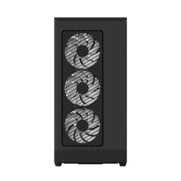 Компьютерный корпус, Aerocool, D520A-BK-v1, ATX/Micro ATX, USB 1*Type C/2*3.0, HD-Audio+Mic, Кулер 4*12 см APNX ARGB, Высота процессорного кулера до 180 мм, Длина VGA до 400мм, 1*3.5