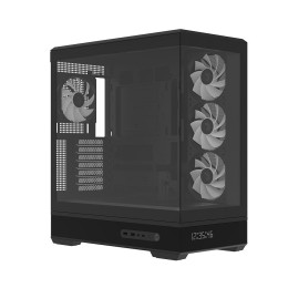 Компьютерный корпус, Aerocool, P500B Digi-BK-v1, ATX/Micro ATX, USB 2*3.0/2.0, HD-Audio+Mic, USB 1*Type C/2*3.0, Высота процессорного кулера до 170 мм, Длина VGA до 425мм, 2*3.5