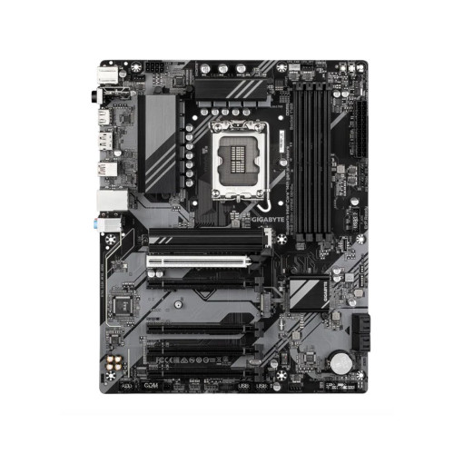 Материнская плата, Gigabyte, B760 DS3H WIFI6E GEN5 (4719331872939), LGA1700, iB760, 4xDDR5 4000/4800/7600(OC), 4xSATA3, 2xM.2 (PCI-E 4.0x4/x2), Raid, 1хDP, 1xHDMI, 4xPCI-Ex16, WiFi, ATX