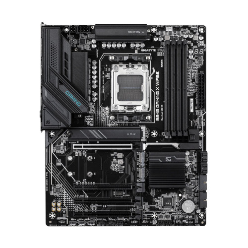 Материнская плата, Gigabyte, B840 GAMING X WIFI6E (4719331876937), AM5, B840, 4xDDR5 4400/4800/5200/8200(OC), 4xSATA3, Raid, 3xM.2 (2*PCI-E 4.0x4/x2, 1*PCI-E 3.0x4/x2), 1хDP, 1xHDMI, 4xPCI-Ex16, WiFi, ATX