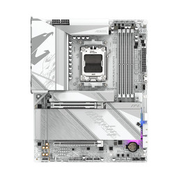 Материнская плата, Gigabyte, X870 AORUS ELITE X3D ICE (4719331876678), AM5, X870, 4xDDR5 4800/5200/8800(OC), 2xSATA3, 4xM.2 (2*PCIe 4.0 x4/x2, 2*PCIe 5.0 x4/x2), Raid, 1xHDMI, 2xUSB4 Type-C®, 2xPCI-Ex16, Wi-Fi, ATX