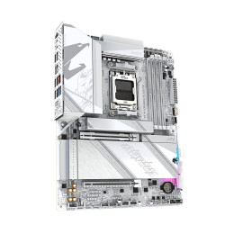 Материнская плата, Gigabyte, X870 AORUS ELITE X3D ICE (4719331876678), AM5, X870, 4xDDR5 4800/5200/8800(OC), 2xSATA3, 4xM.2 (2*PCIe 4.0 x4/x2, 2*PCIe 5.0 x4/x2), Raid, 1xHDMI, 2xUSB4 Type-C®, 2xPCI-Ex16, Wi-Fi, ATX