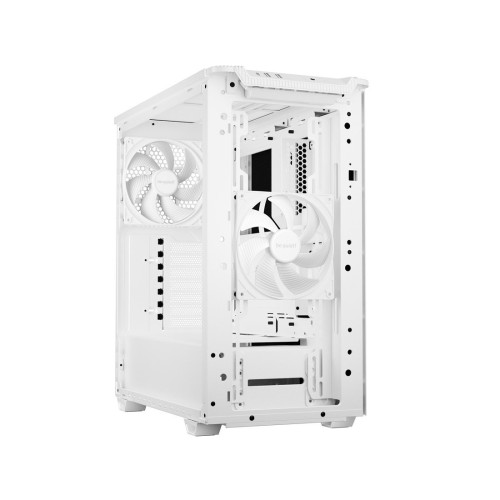 Компьютерный корпус, Bequiet!, PURE BASE 501 Airflow White, BG075, Без Б/П, ATX PS/2, E-ATX/ ATX/ M-ATX/ Mini-ITX, 2xUSB 3.0, USB 3.1 Gen 2 Type C, Mic+Audio, Midi Tower, Чёрный