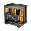 Компьютерный корпус, Bequiet!, Light Base 500 LX Black, BGW85, ATX / M-ATX / Mini-ITX, 1*3.5"/2*2.5", 1 / 2, Вентилятор 4*120см, Высота кулера до 185 мм, Длина VGA до 400 мм, 432х305х436 мм, Без Б/П, Черный