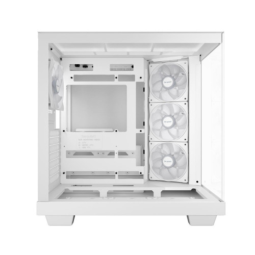 Компьютерный корпус, Bequiet!, Light Base 500 LX White, BGW86, ATX / M-ATX / Mini-ITX, 1*3.5"/2*2.5", 1 / 2, Вентилятор 4*120см, Высота кулера до 185 мм, Длина VGA до 400 мм, 432х305х436 мм, Без Б/П, Белый