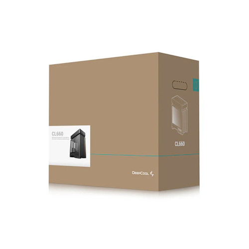 Компьютерный корпус, Deepcool, CL660, R-CL660-BKNNA0-G-1, ATX/Micro ATX, USB Type-C/ 3.0*2, HD-Audio+Mic, Кулер 2*120мм ARGB, Высота процессорного кулера до 175мм, Длина VGA до 413/388мм, 2+1*3.5"/1+1*2.5", Толщина 0,8мм, 457.5x235x533.5мм, Без Б/П, Чёрны