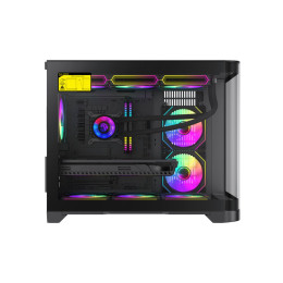 Компьютерный корпус, Gamemax, HYPE-M BK, 9101-0000R0185, MATX/ITX, 2*3.5