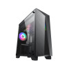 Компьютерный корпус, Gamemax, NOVA N6, 1108-5966R0012, ATX/MATX/ITX, 2*3.5"/2*2.5", Высота кулера до 156 мм, Длина VGA до 360 мм, 430x200x437 мм, Без Б/П, Черный
