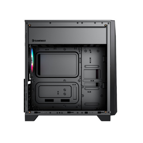 Компьютерный корпус, Gamemax, NOVA N6, 1108-5966R0012, ATX/MATX/ITX, 2*3.5"/2*2.5", Высота кулера до 156 мм, Длина VGA до 360 мм, 430x200x437 мм, Без Б/П, Черный